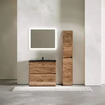 Мебель для ванной Sancos Libra Floor 90 напольная, дуб чарльстон (раковина CN7002MB)