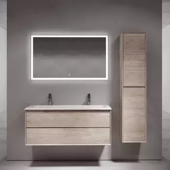 Мебель для ванной Sancos Marmi 2.0 120 подвесная, дуб галифакс натуральный (раковина Element CN7016)