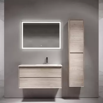 Мебель для ванной Sancos Marmi 2.0 100 R подвесная, дуб галифакс натуральный