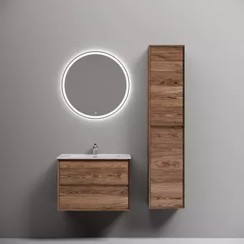 Мебель для ванной Sancos Marmi 2.0 70 подвесная, 2 ящика, дуб чарльстон (раковина CN7007)