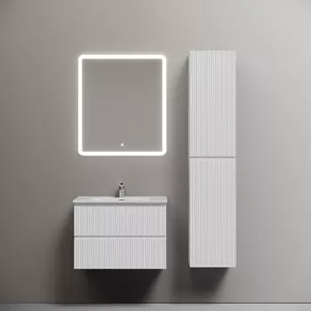 Мебель для ванной Sancos Snob R 70 подвесная, 2 ящика, Bianco (раковина CN7007)