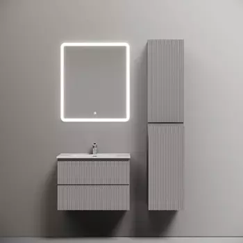 Мебель для ванной Sancos Snob R 70 подвесная, 2 ящика, Doha Soft (раковина CN7007)