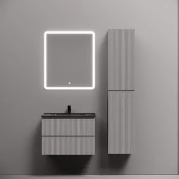 Мебель для ванной Sancos Snob R 70 подвесная, 2 ящика, Doha Soft (раковина CN7007MB)