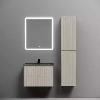 Мебель для ванной Sancos Snob R 70 подвесная, 2 ящика, Beige Soft (раковина CN7007MB)