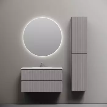 Мебель для ванной Sancos Snob R 90 подвесная, 2 ящика, Doha Soft (раковина CN7002)