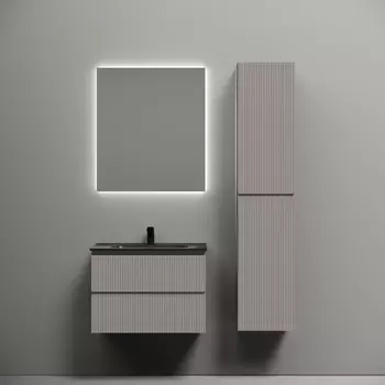 Мебель для ванной Sancos Snob T 70 подвесная, 2 ящика, Doha Soft (раковина CN7007MB)