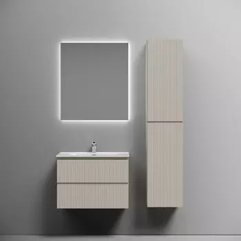 Мебель для ванной Sancos Snob T 70 подвесная, 2 ящика, Beige Soft (раковина CN7007)