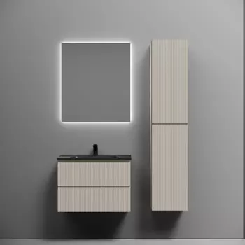 Мебель для ванной Sancos Snob T 70 подвесная, 2 ящика, Beige Soft (раковина CN7007MB)