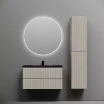 Мебель для ванной Sancos Snob T 90 подвесная, 2 ящика, Beige Soft (раковина СN7002MB)