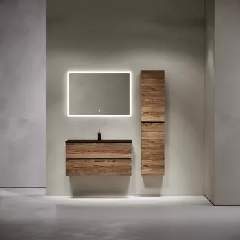 Мебель для ванной Sancos Urban 100 подвесная, дуб чарльстон (раковина СN7003MB)