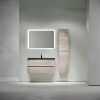 Мебель для ванной Sancos Urban 100 подвесная, дуб галифакс натуральный (раковина СN7003MB)