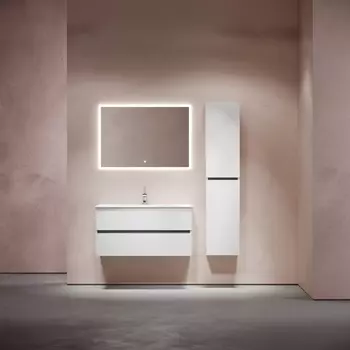 Мебель для ванной Sancos Urban 100 подвесная, белый глянец (раковина CN7003)