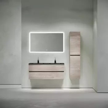 Мебель для ванной Sancos Urban 120-2 подвесная, дуб галифакс натуральный (раковина СN7004MB)