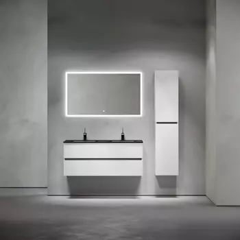 Мебель для ванной Sancos Urban 120-2 подвесная, белый глянец (раковина СN7004MB)