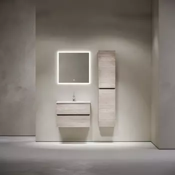 Мебель для ванной Sancos Urban 70 подвесная, дуб галифакс натуральный (раковина CN7007)