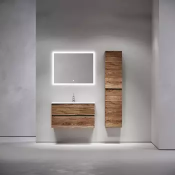 Мебель для ванной Sancos Urban 90 подвесная, дуб чарльстон (раковина CN7002)