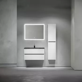 Мебель для ванной Sancos Urban 90 подвесная, белый глянец (раковина СN7002MB)