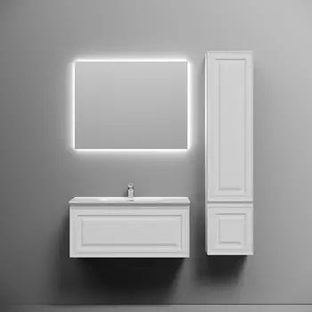 Мебель для ванной Sancos Very 90 подвесная, 1 ящик, Bianco (раковина CN7002)