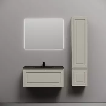 Мебель для ванной Sancos Very 90 подвесная, 1 ящик, Beige Soft (раковина СN7002MB)