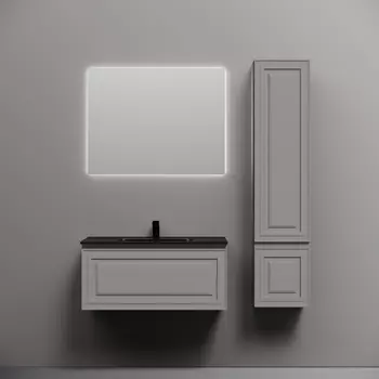 Мебель для ванной Sancos Very 90 подвесная, 1 ящик, Doha Soft (раковина СN7002MB)