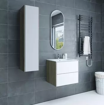 Мебель для ванной Sanflor Диана 65 дуб шерман белый (раковина Kerama Marazzi Piano 65)