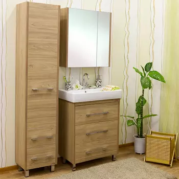 Мебель для ванной Sanflor Ларго 70 вяз швейцарский, напольная