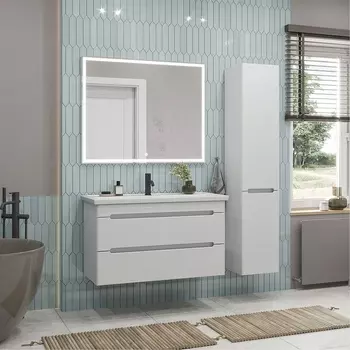 Мебель для ванной SanStar Адель 100 подвесная, белая