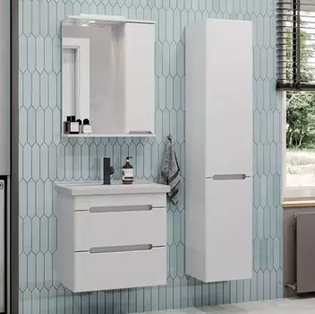 Мебель для ванной SanStar Адель 50 подвесная, белая (раковина Фест 50)