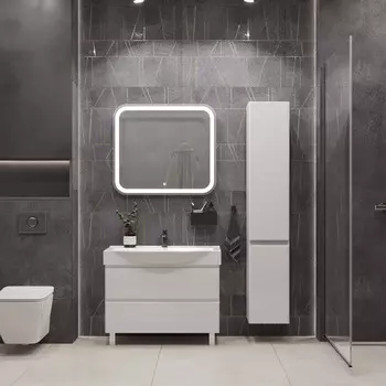 Мебель для ванной SanStar Arista 85 напольная, белый (раковина Элвис 85)