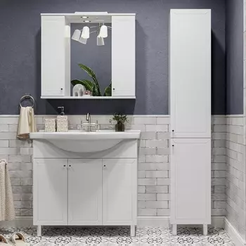 Мебель для ванной SanStar Бриз 90, б/ящ, белый