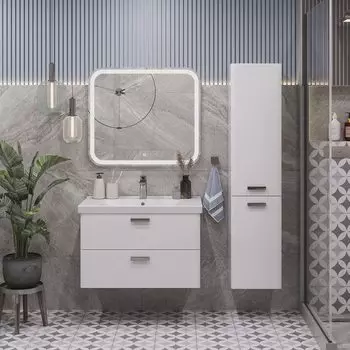 Мебель для ванной SanStar Gretta 80 подвесная (раковина Гармония 80)