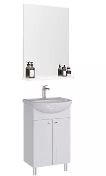 Мебель для ванной SanStar Июнь 50 напольная (раковина Элегия 50)