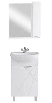 Мебель для ванной SanStar Каскад 50 напольная, белая