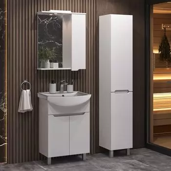 Мебель для ванной SanStar Лайн 60 напольная (раковина Грация)