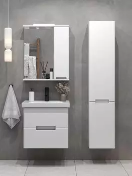 Мебель для ванной SanStar Ориана 60 подвесная (раковина Грейс 60)