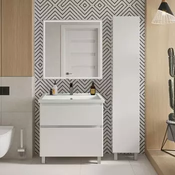 Мебель для ванной SanStar Riana 80 напольная, белая