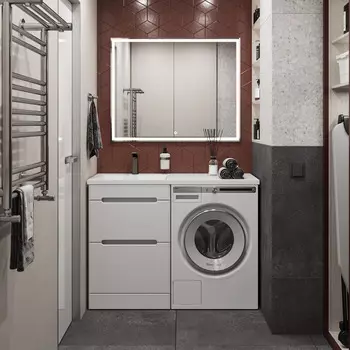 Мебель для ванной SanStar Толедо 60 напольная (раковина Даллас 120 левая)