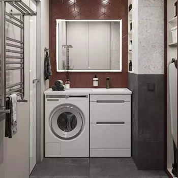 Мебель для ванной SanStar Толедо 120 напольная (раковина Даллас 120 правая)