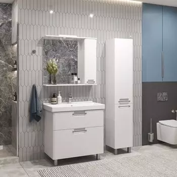 Мебель для ванной SanStar Уника 80 напольная (раковина Фест 80)