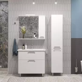 Мебель для ванной SanStar Уника 80 напольная (раковина Фостер 80)