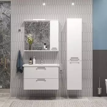 Мебель для ванной SanStar Уника 80 подвесная (раковина Фостер 80)