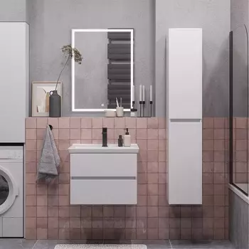 Мебель для ванной SanStar Велья 50 подвесная, белая (раковина Фест 50)