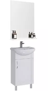 Мебель для ванной SanStar Вольга 45 напольная (раковина Уют 45)