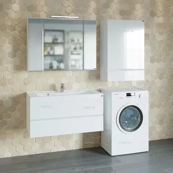 Мебель для ванной СанТа Марс 100 подвесная 2 ящика