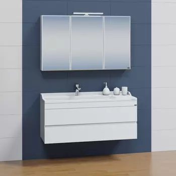 Мебель для ванной СанТа Марс 120 подвесная 2 ящика