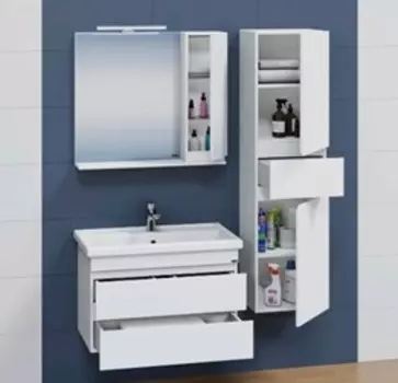 Мебель для ванной СанТа Марс 80 подвесная