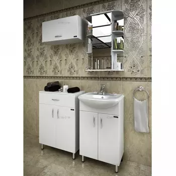 Мебель для ванной СанТа Стандарт Сити 50 с зеркалом Герда 50