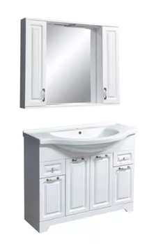 Мебель для ванной Stella Polar Кармела 100 ольха белая