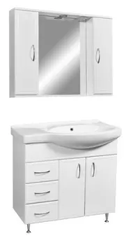 Мебель для ванной Stella Polar Концепт 80, левая