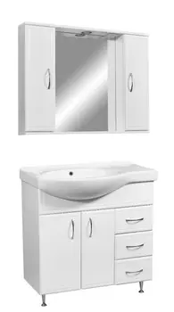 Мебель для ванной Stella Polar Концепт 80, правая